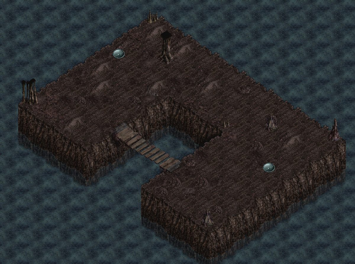Overhead view of 2v2 Arena 2