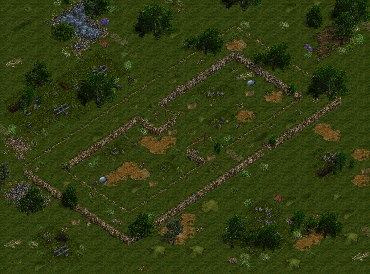 Overhead view of 2v2 Arena 3