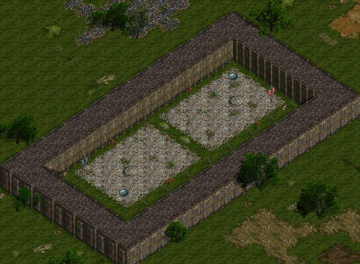 Overhead view of 2v2 Arena 4