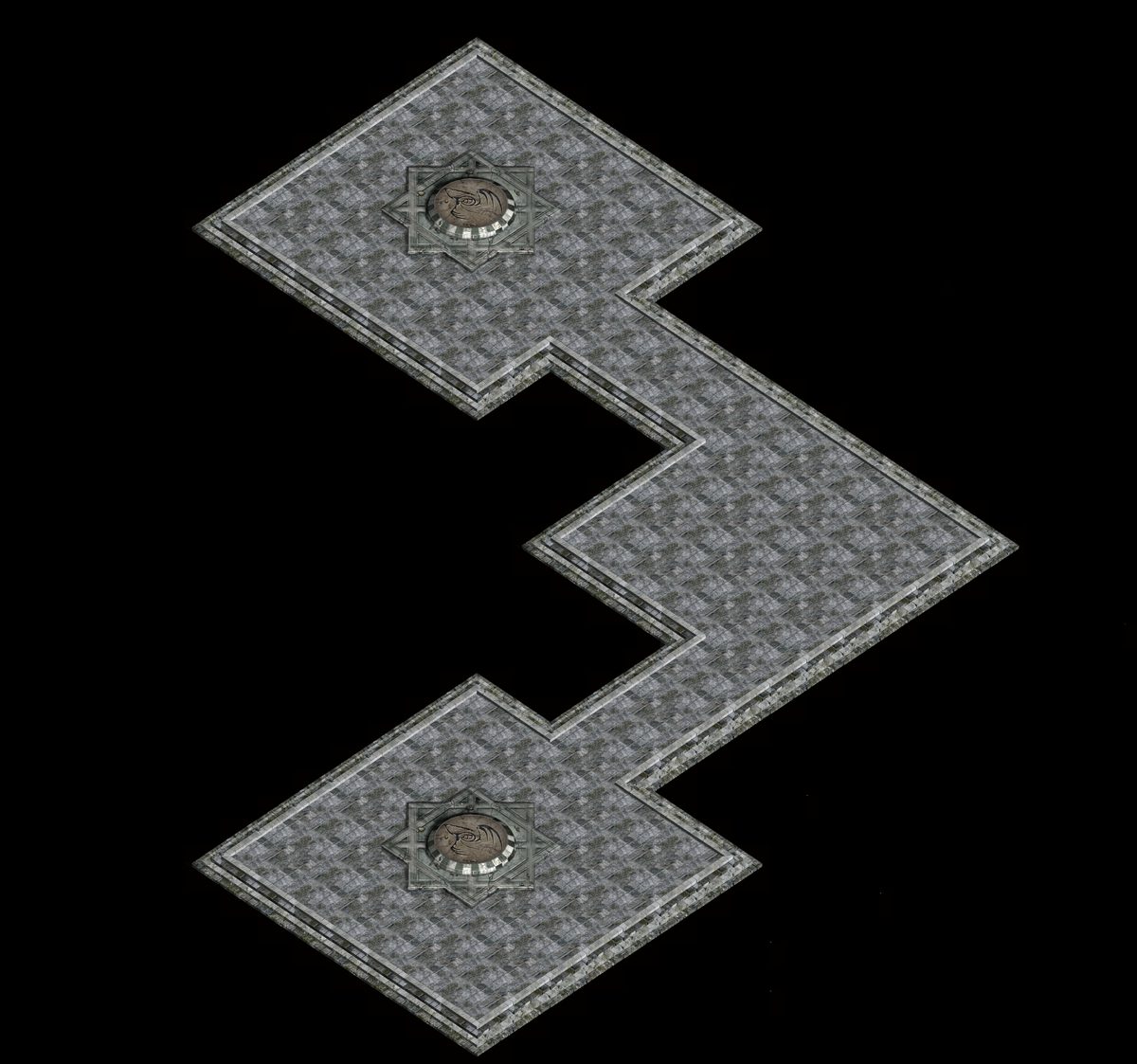 Overhead view of 2v2 Arena 6